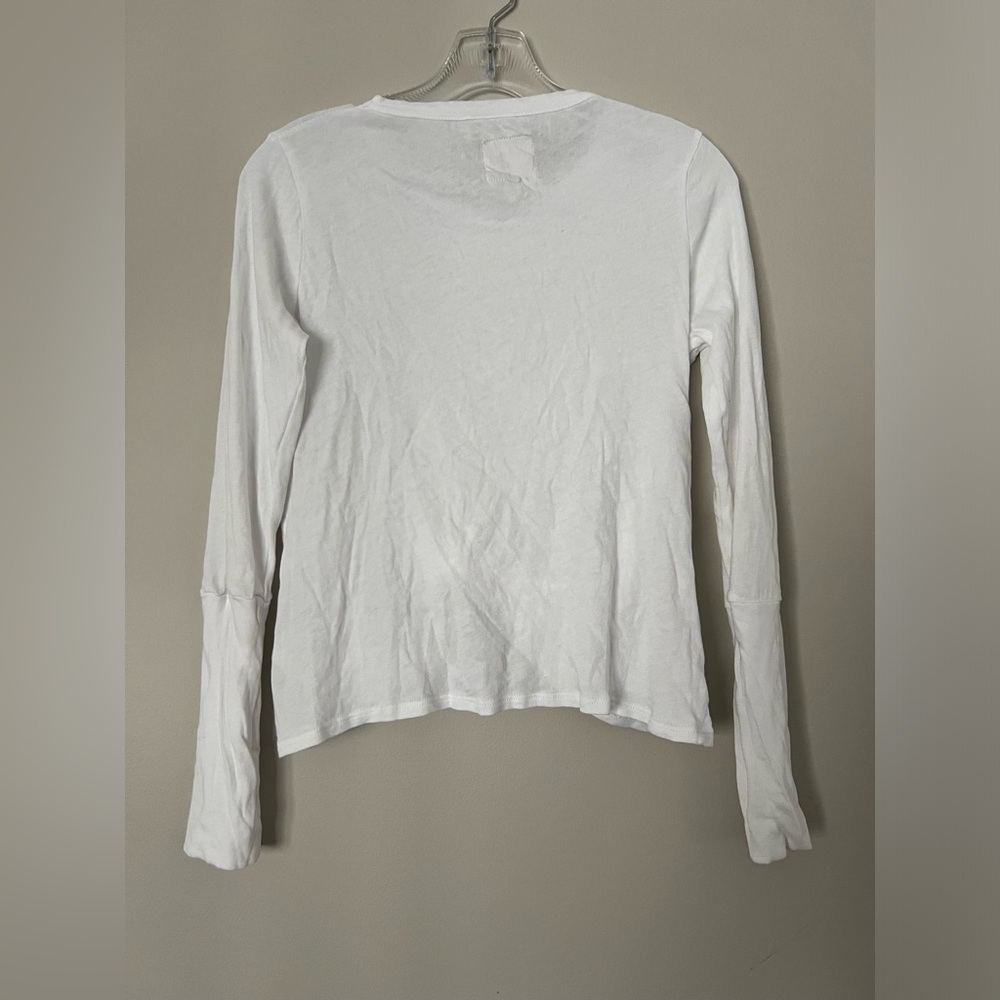 CHADOR WHITE LONG SLEEVE T-SHIRT - Size: Small. - Picture 2 of 6